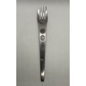 Vintage National Stainless‎ Japan San Moritz Single Fork Flatware 6.5"
